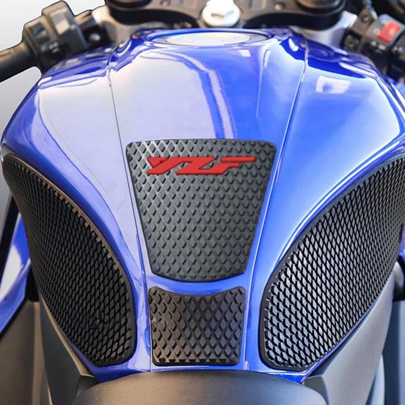 VORILES for YZF R7 YZF r7 2025 2024 2023 2022 2021 Accessories Fuel Tank Pads Protect Motorcycle Fuel Tank Stickers Fuel Tank Protection Pads Knee Anti-Slip Pads Fuel Tank Grips Tank Pads（red） - Image 4